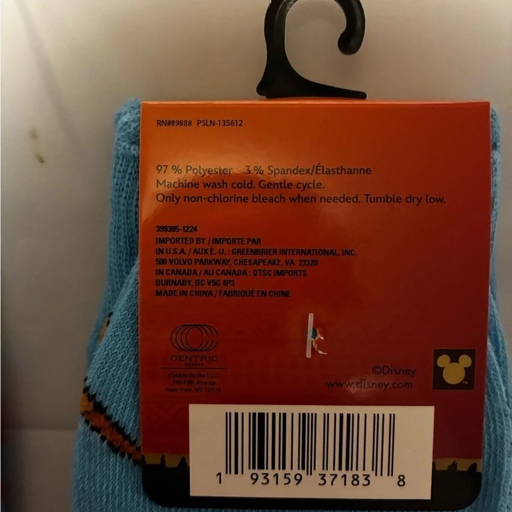 💰Disney LILO and Stitch Grumpy Lion King Crew Socks 6-12 Dopamine Novelty